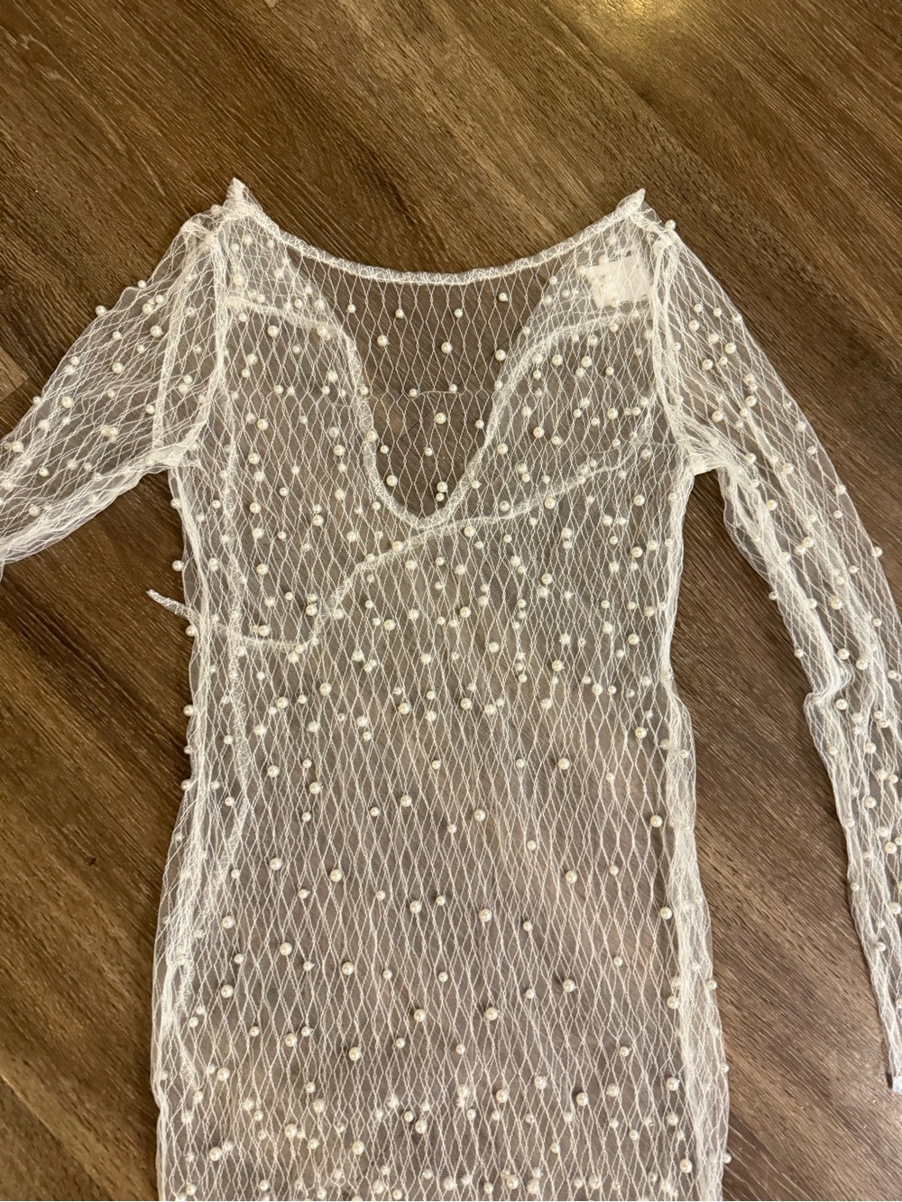 Beaded bachelorette honeymoon dress - Picture 2 of 3